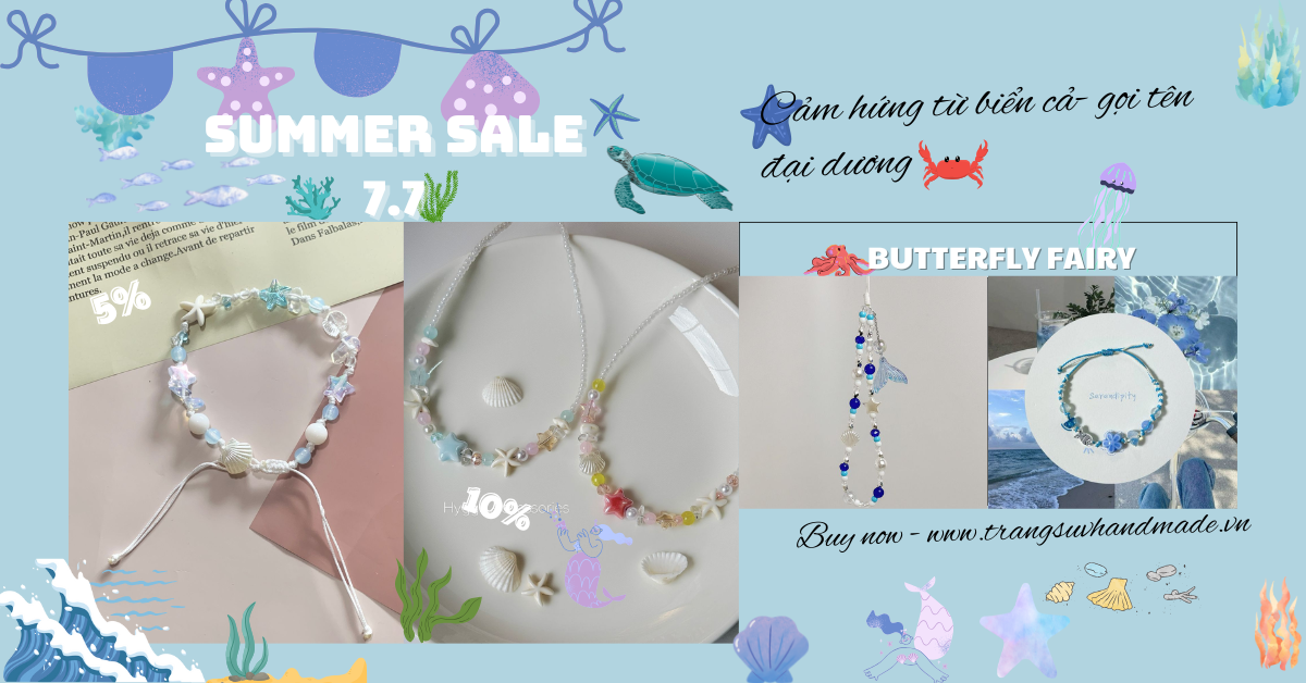 🏖️ Summer Balls Trang Sức Handmade – Bộ Sưu Tập Biển 2025 🌊