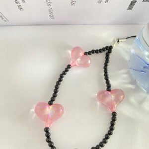 Móc Khóa Trái Tim Hồng